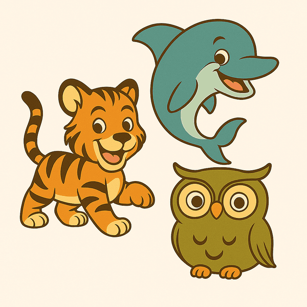 typologie Zvíře v Tobě - tygr, delfín, sova